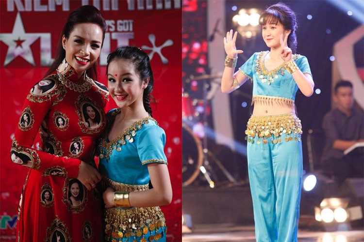 Nhan sac nhu hoa hau cua hot girl Vietnams Got Talent-Hinh-3